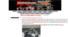 Desktop Screenshot of bikerhotline.com